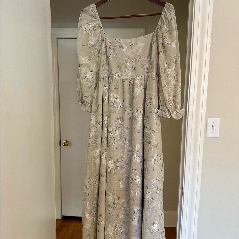 Floral Print Maxi Dress